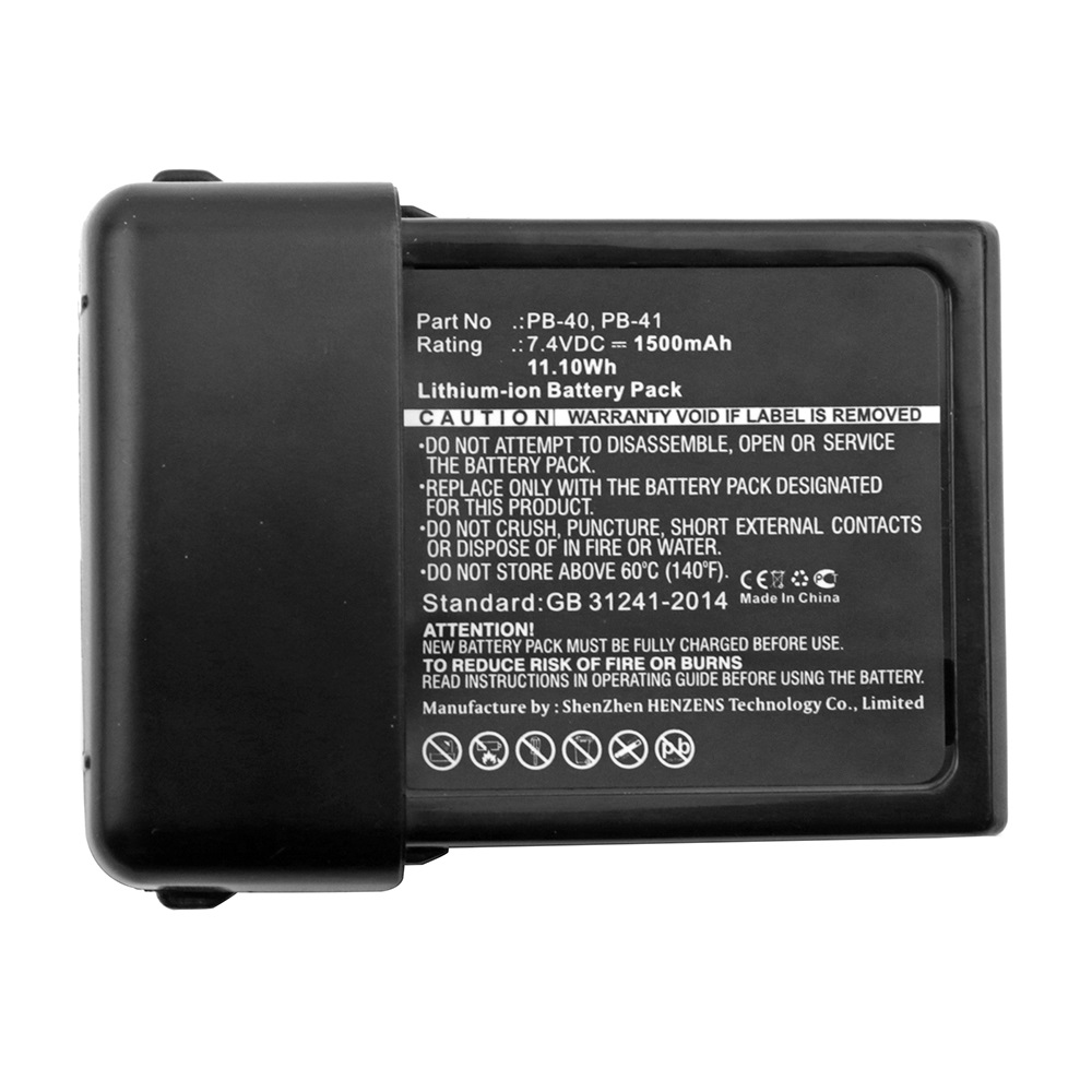 Synergy Digital 2-Way Radio Battery, Compatible with Kenwood PB-40 2-Way Radio Battery (Li-ion, 7.4V, 1500mAh)
