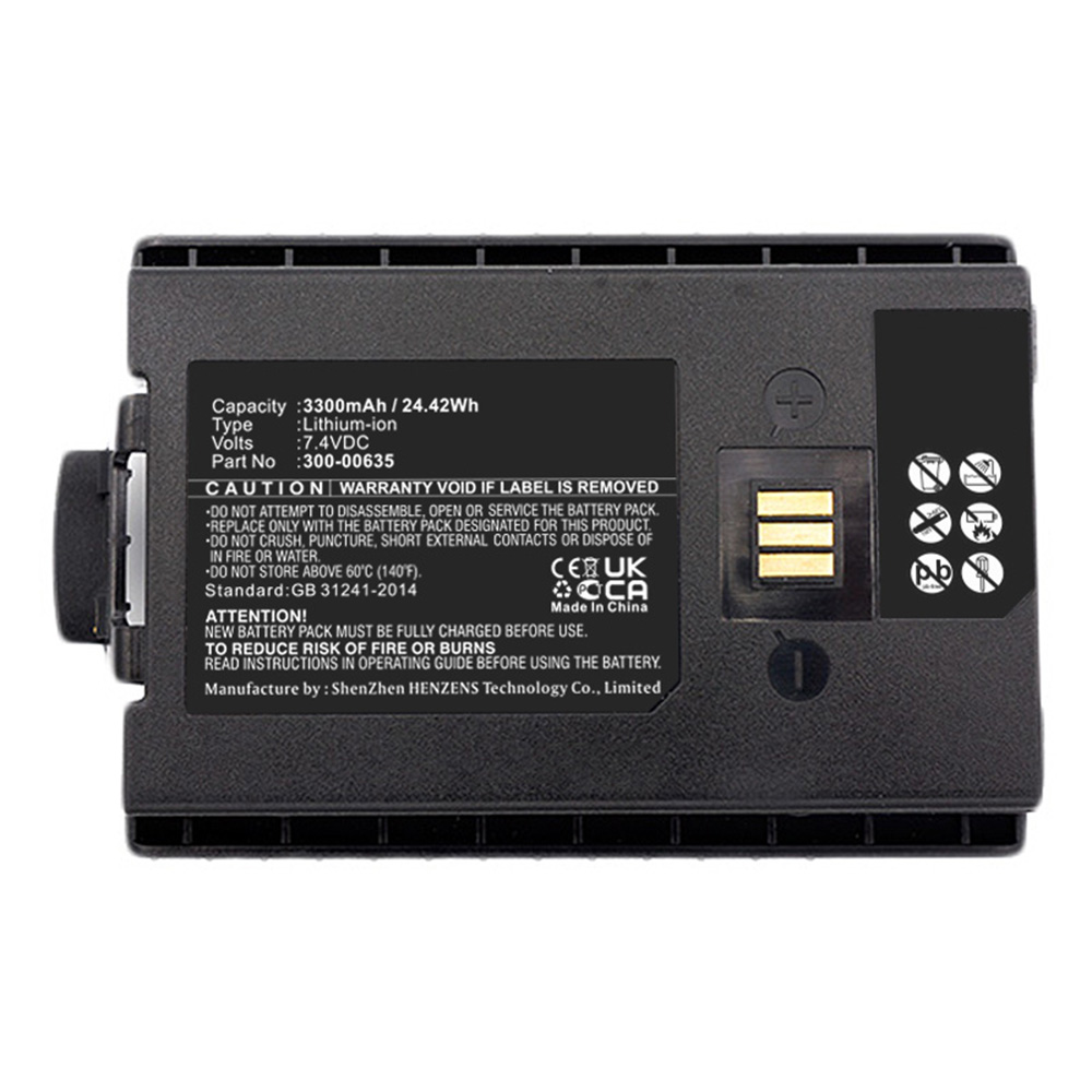Synergy Digital 2-Way Radio Battery, Compatible with Sepura 300-00631 2-Way Radio Battery (Li-ion, 7.4V, 3300mAh)