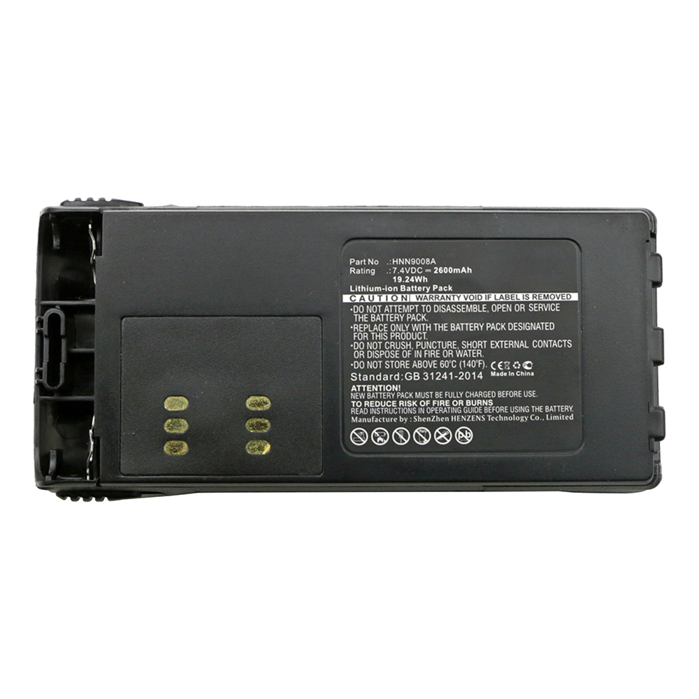 Synergy Digital 2-Way Radio Battery, Compatible with HMNN4151 2-Way Radio Battery (7.4V, Li-ion, 2600mAh)