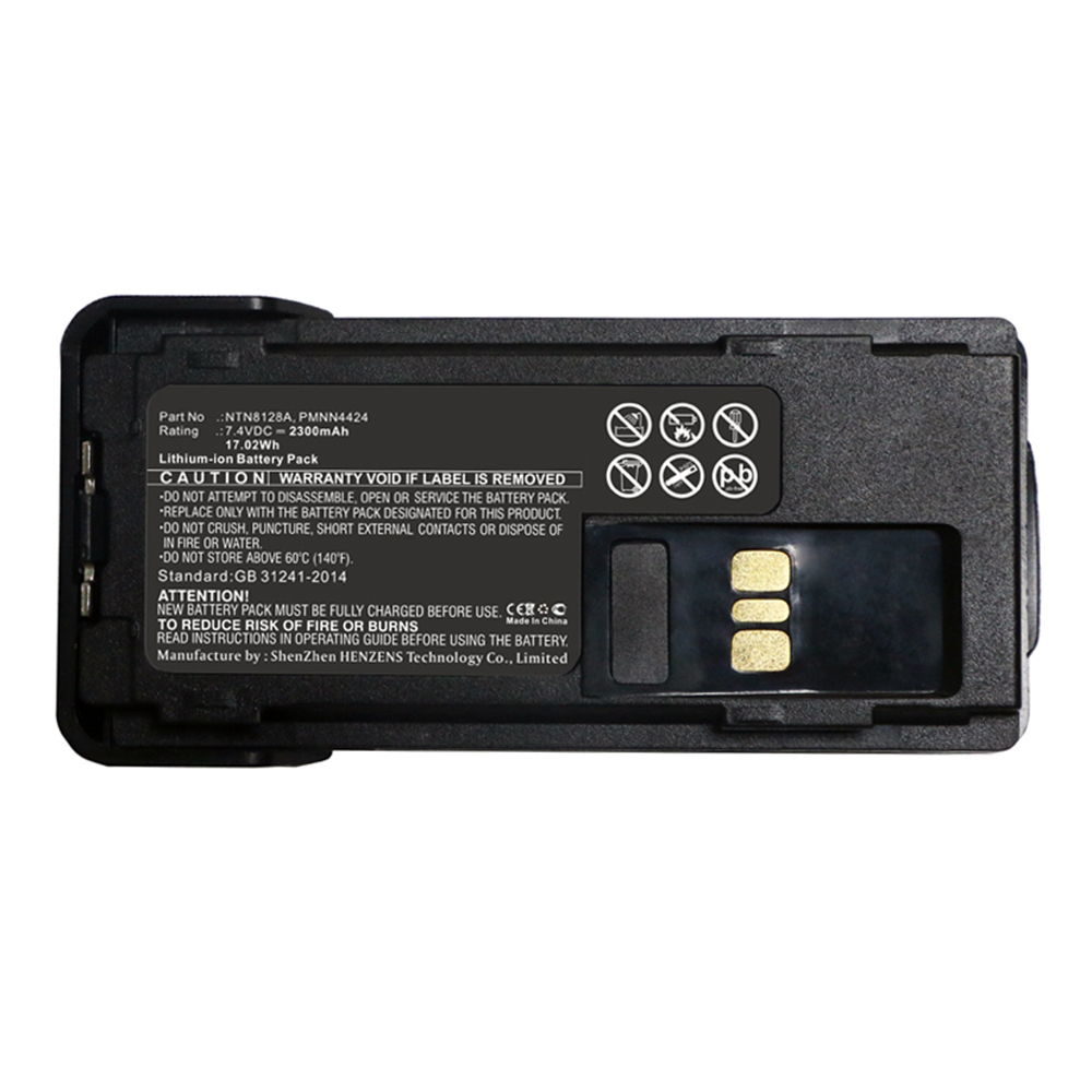 Synergy Digital 2-Way Radio Battery, Compatible with NNTN8128A 2-Way Radio Battery (7.4V, Li-ion, 2300mAh)