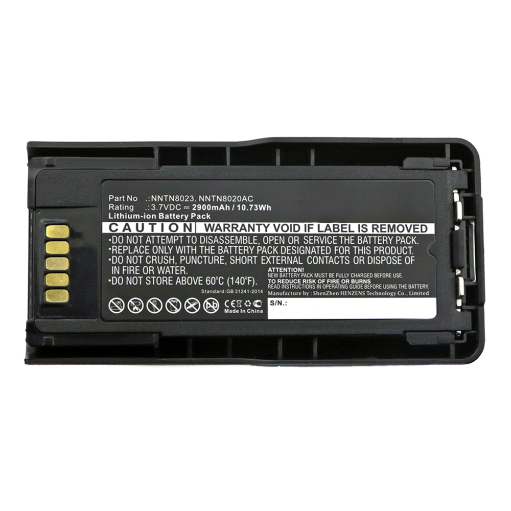Synergy Digital 2-Way Radio Battery, Compatible with NNTN8020AC 2-Way Radio Battery (3.7V, Li-ion, 2900mAh)
