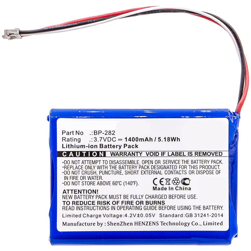 Synergy Digital 2-Way Radio Battery, Compatible with ICOM BP-282 2-Way Radio Battery (3.7V, Li-ion, 1400mAh)