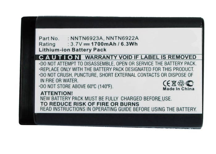 Synergy Digital 2-Way Radio Battery, Compatiable with Motorola NNTN4655, NNTN4655B, NNTN6922A, NNTN6923A, SNN5705C, SNN5705D 2-Way Radio Battery (3.7V, Li-ion, 1700mAh)