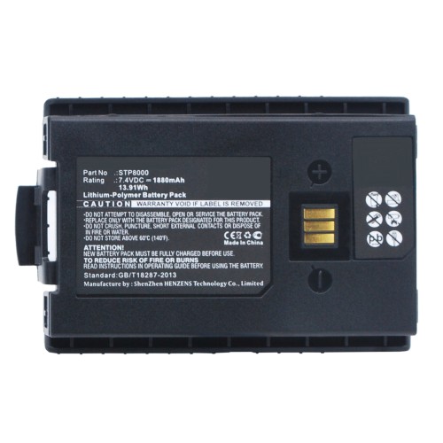 Synergy Digital 2-Way Radio Battery, Compatible with Sepura 300-00631, 300-00634, 300-00635, 300-01174, 300-01175, 300-01852, 300-01853 2-Way Radio Battery (7.4V, Li-Pol, 1880mAh)
