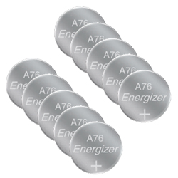 A76, 76A, LR44, 675A Battery - 10 Pack