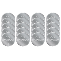 A76, 76A, LR44, 675A Battery - 20 Pack