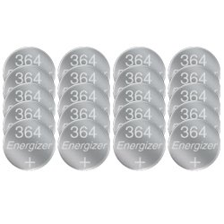 364, SR621SW Battery - 20 Pack