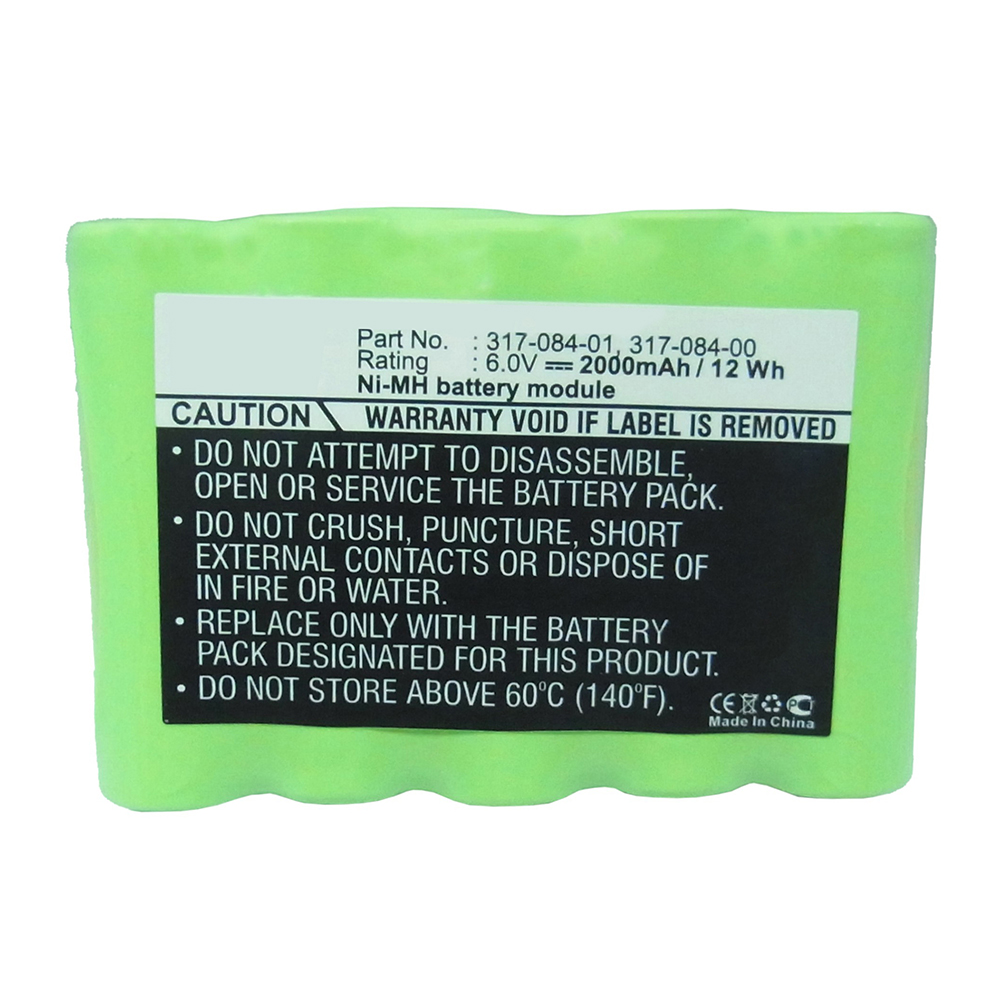 Synergy Digital Barcode Scanner Battery, Compatible with Intermec 317-084-00 Barcode Scanner Battery (Ni-MH, 6V, 2000mAh)