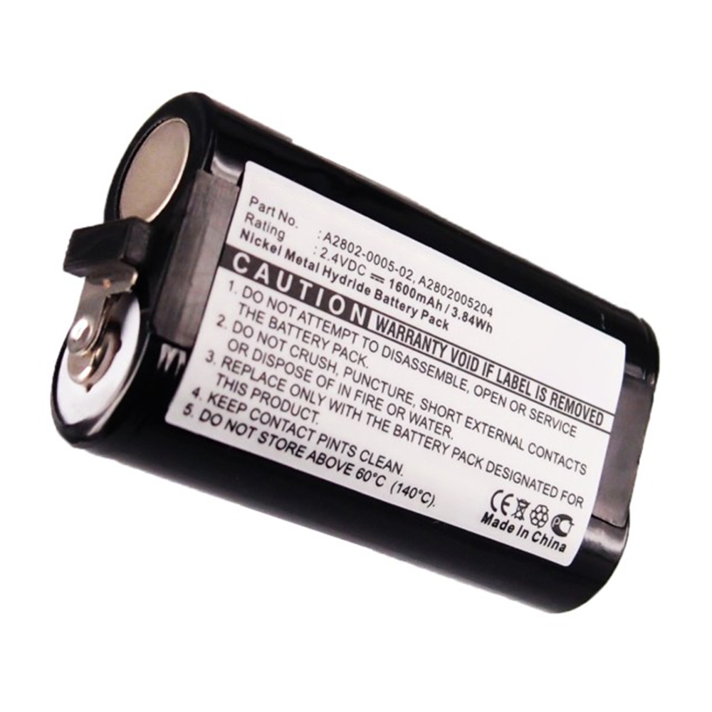 Synergy Digital Barcode Scanner Battery, Compatible with TEKLOGIX A2802-0005-02 Barcode Scanner Battery (Ni-MH, 2.4V, 1600mAh)