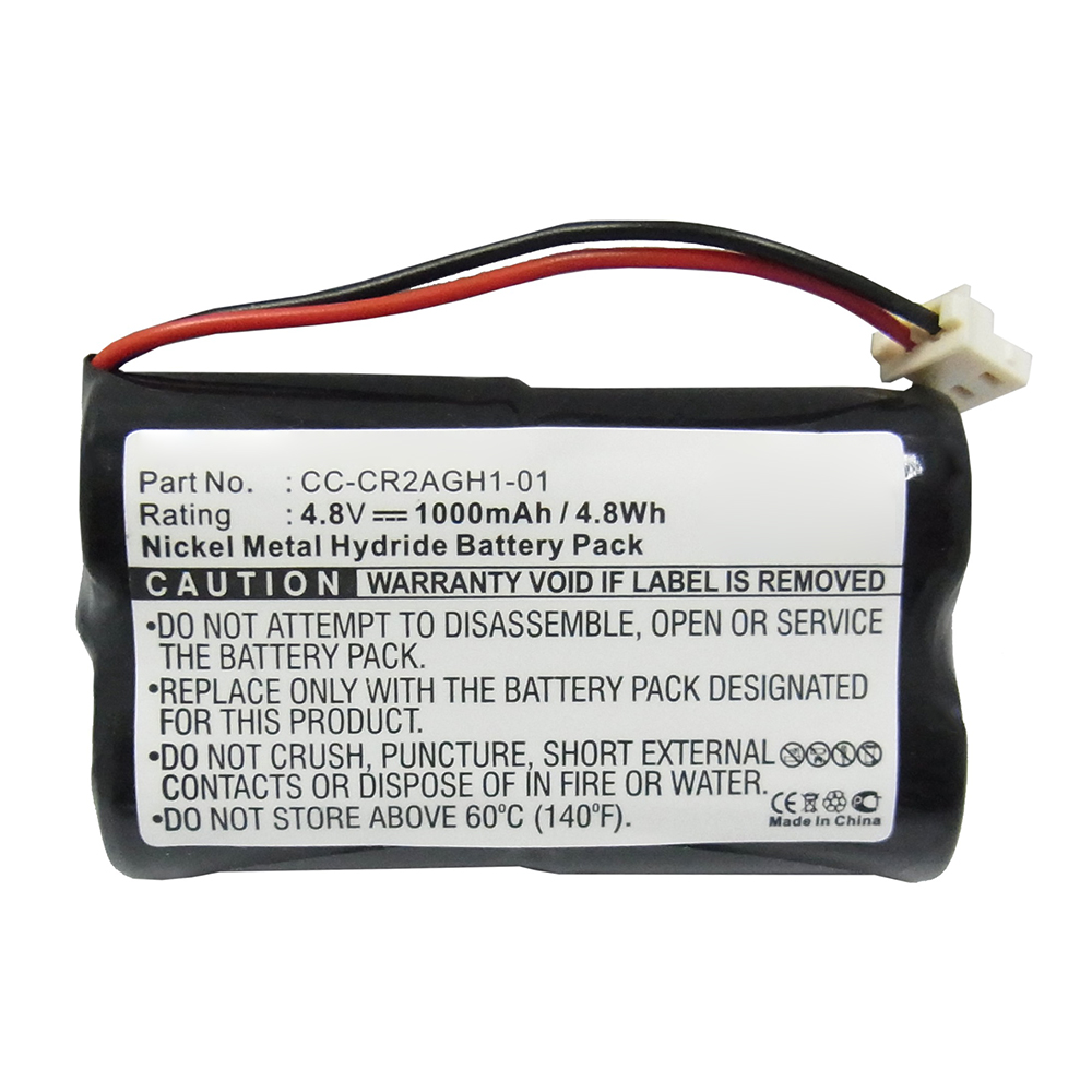Synergy Digital Barcode Scanner Battery, Compatible with CC-CR2AGH1-01 Barcode Scanner Battery (4.8V, Ni-MH, 1000mAh)