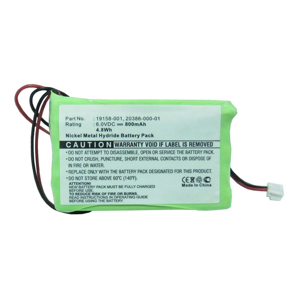 Synergy Digital Barcode Scanner Battery, Compatible with 19158-001 Barcode Scanner Battery (6V, Ni-MH, 800mAh)