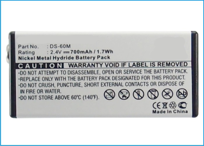 Synergy Digital Barcode Scanner Battery, Compatible with Denso DS-60M Barcode Scanner Battery (2.4V, Ni-MH, 700mAh)