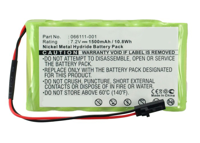 Synergy Digital Barcode Scanner Battery, Compatible with Intermec 066111-001 Barcode Scanner Battery (7.2V, Ni-MH, 1500mAh)