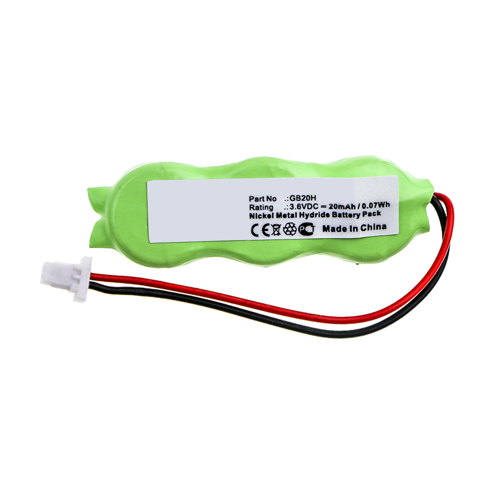 Synergy Digital Barcode Scanner Battery, Compatible with Cipherlab GB20H Barcode Scanner Battery (Ni-MH, 3.6V, 20mAh)