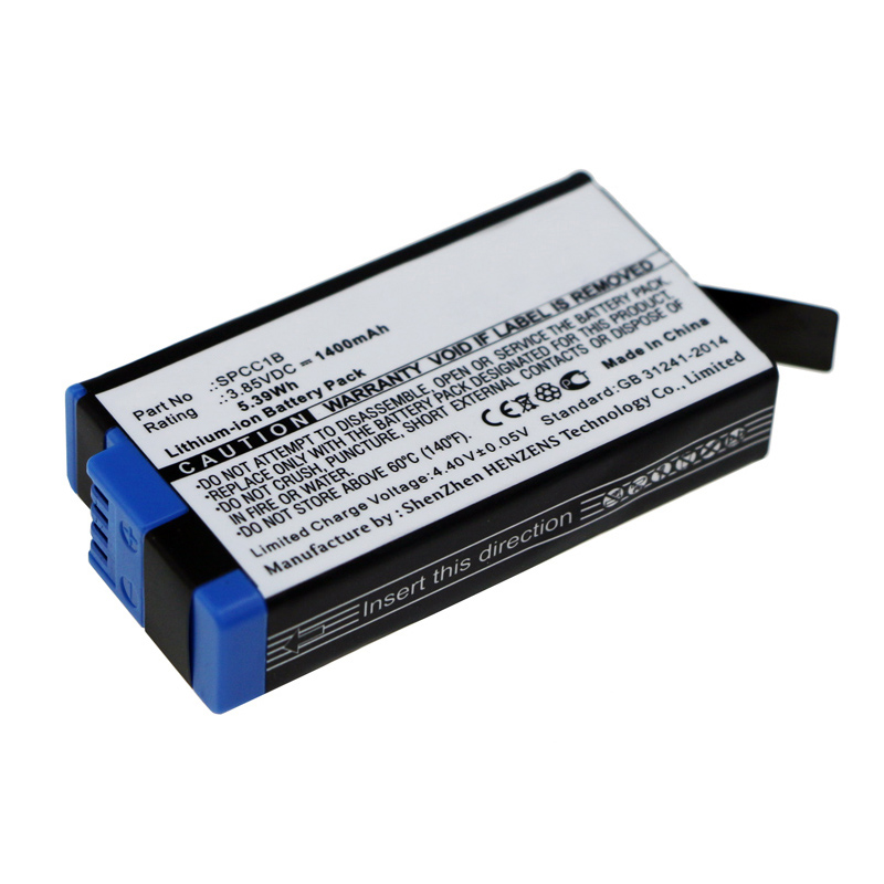Synergy Digital Digital Camera Battery, Compatible with GoPro SPCC1B Digital Camera Battery (3.85V, Li-ion, 1400mAh)
