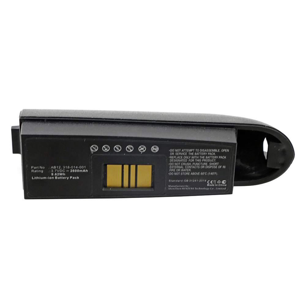 Synergy Digital Barcode Scanner Battery, Compatible with Intermec 318-014-001 Barcode Scanner Battery (Li-ion, 3.7V, 2600mAh)