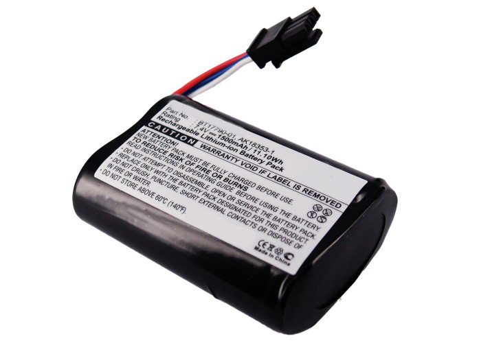 Synergy Digital Battery Compatible With Comtec AK18353-1 Barcode Scanner Battery - (Li-Ion, 7.4V, 1500 mAh)