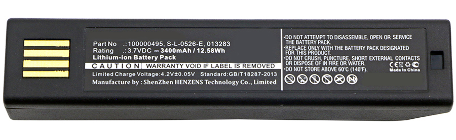 Synergy Digital Battery Compatible With Honeywell 13283 Barcode Scanner Battery - (Li-Ion, 3.7V, 3400 mAh)