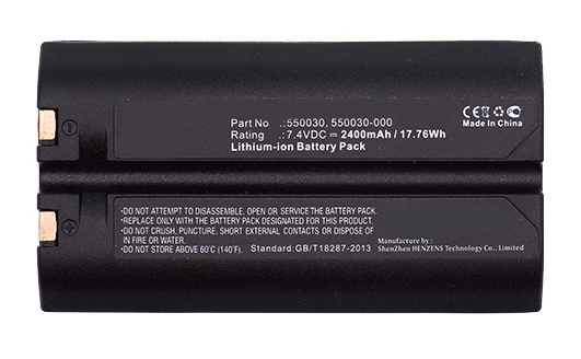 Synergy Digital Battery Compatible With Honeywell 550030 Barcode Scanner Battery - (Li-Ion, 7.4V, 2400 mAh)