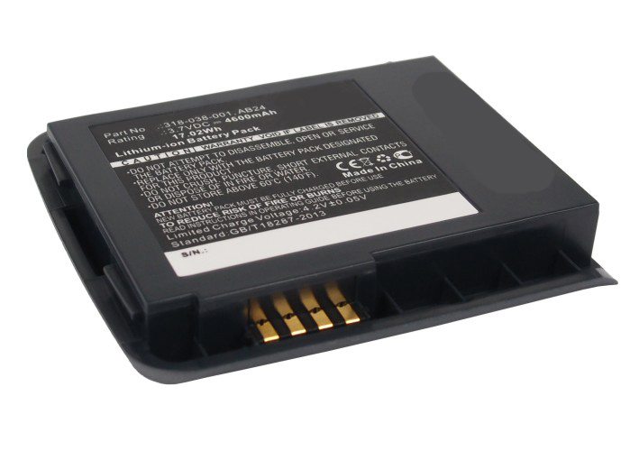 Synergy Digital Barcode Scanner Battery, Compatible with Intermec AB24 Barcode Scanner Battery (Li-ion, 3.7V, 4600mAh)