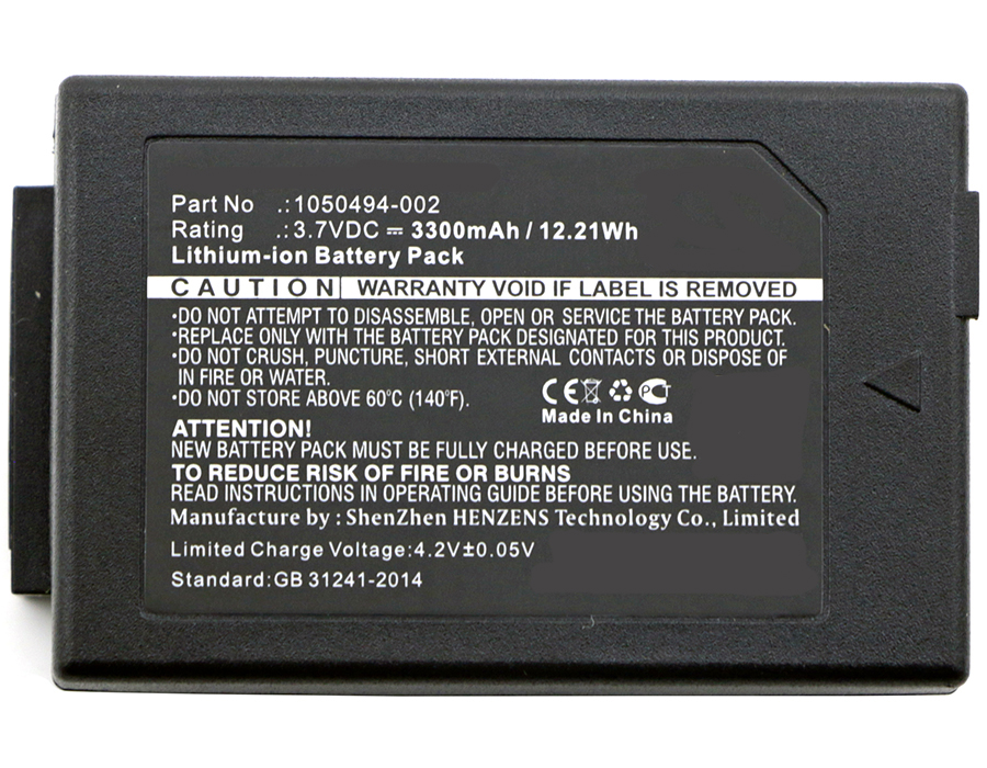 Synergy Digital Barcode Scanner Battery, Compatible with Psion WA3006 Barcode Scanner Battery (Li-ion, 3.7V, 3300mAh)