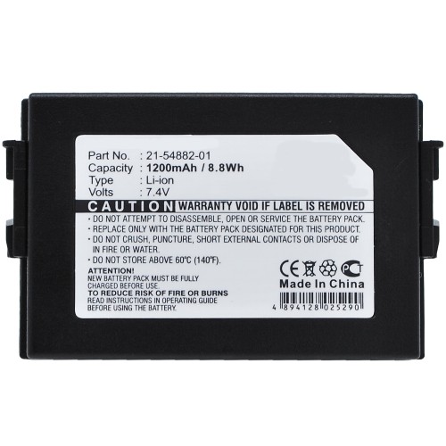 Synergy Digital Barcode Scanner Battery, Compatible with Symbol 21-54882-01 Barcode Scanner Battery (Li-ion, 7.4V, 1200mAh)