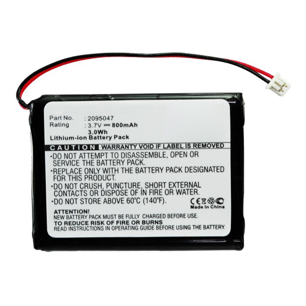 Synergy Digital Barcode Scanner Battery, Compatible with Unitech 1400-202536G Barcode Scanner Battery (Li-ion, 3.7V, 800mAh)
