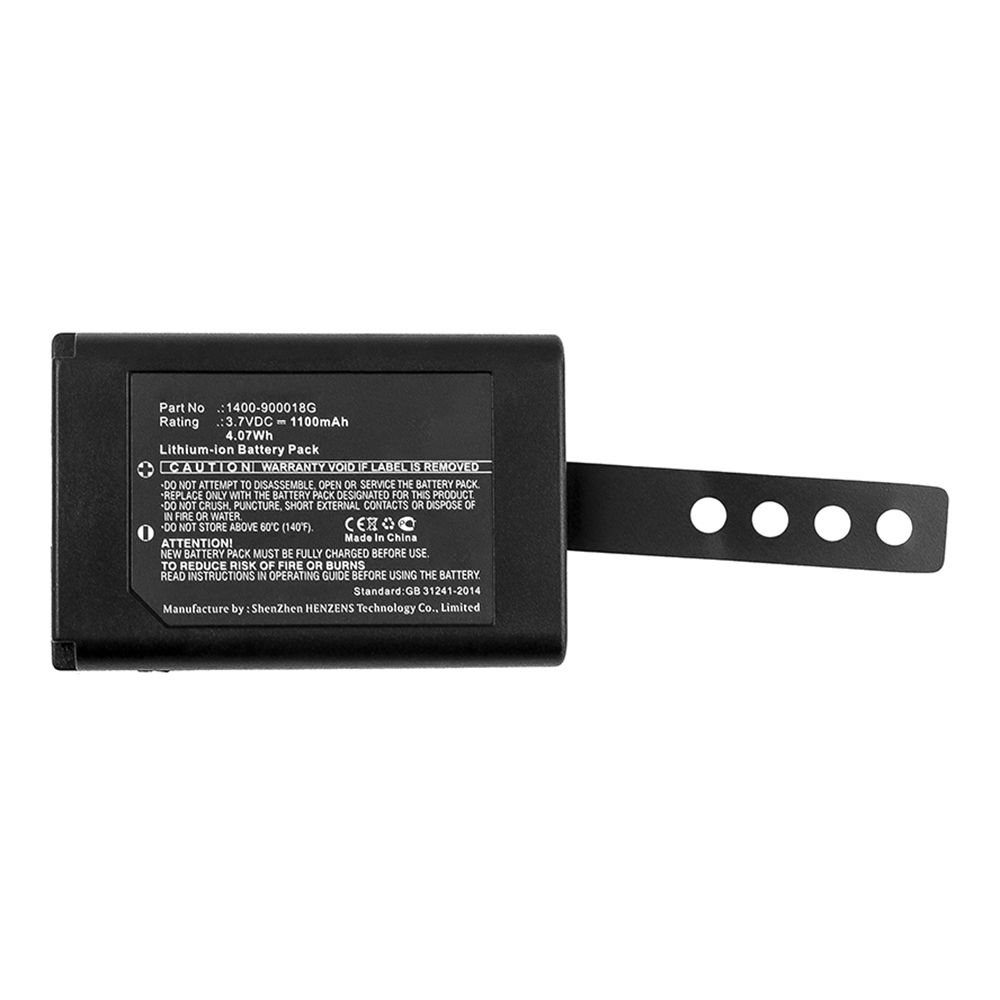 Synergy Digital Barcode Scanner Battery, Compatible with Unitech BP08-000780 Barcode Scanner Battery (Li-ion, 3.7V, 1100mAh)