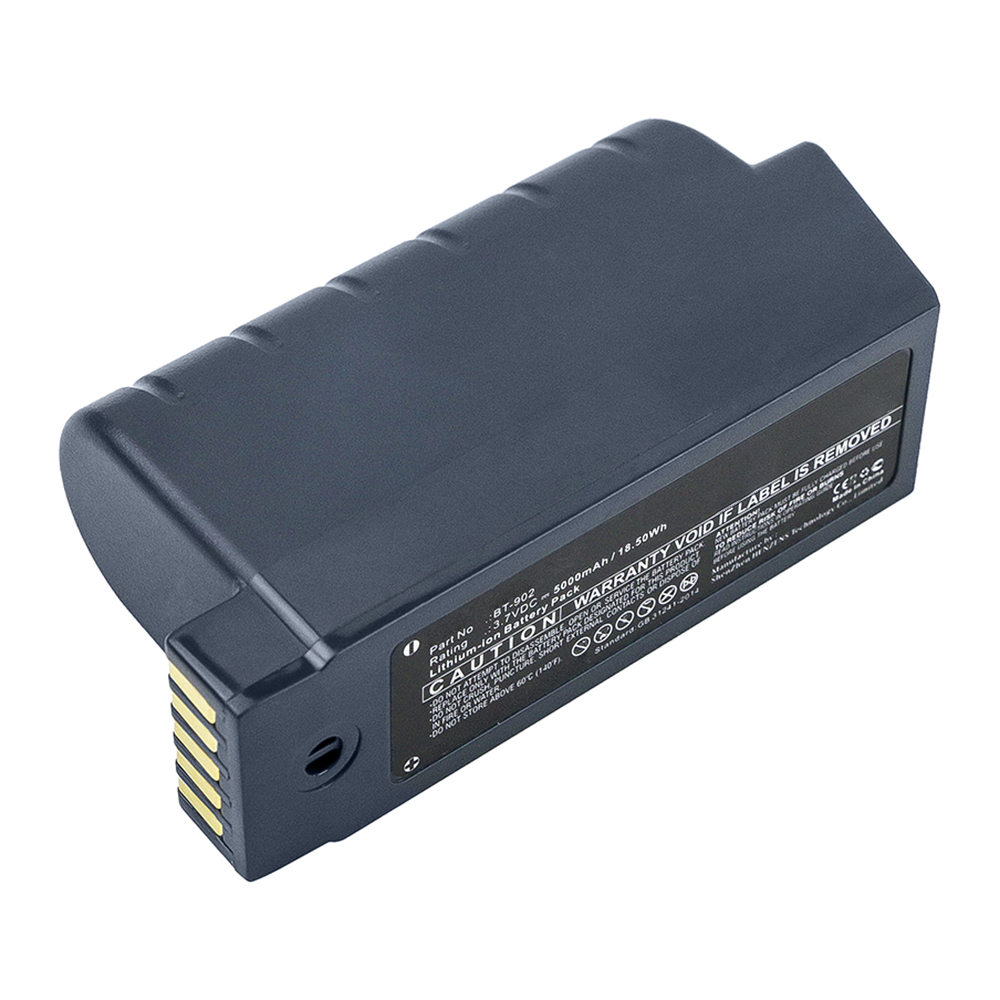 Synergy Digital Barcode Scanner Battery, Compatible with Vocollect BT-902 Barcode Scanner Battery (Li-ion, 3.7V, 5000mAh)