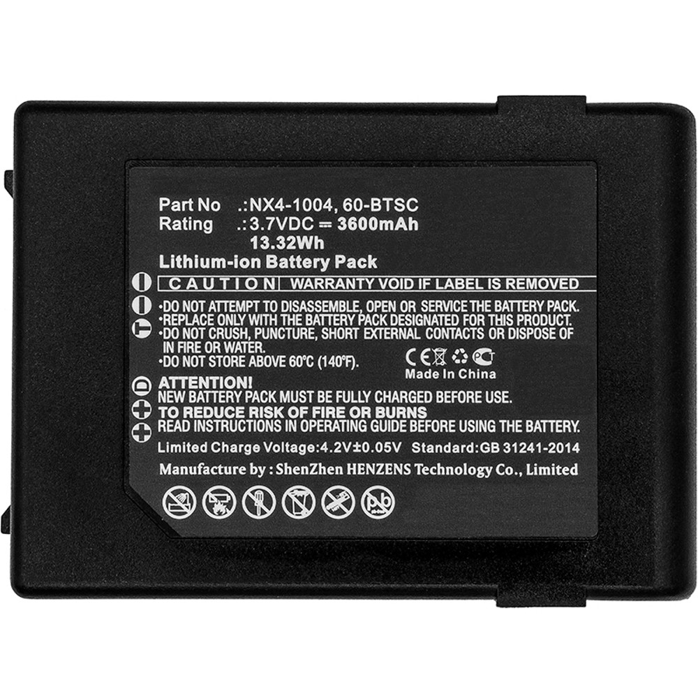 Synergy Digital Barcode Scanner Battery, Compatible with 60-BTSC Barcode Scanner Battery (3.7V, Li-ion, 3600mAh)