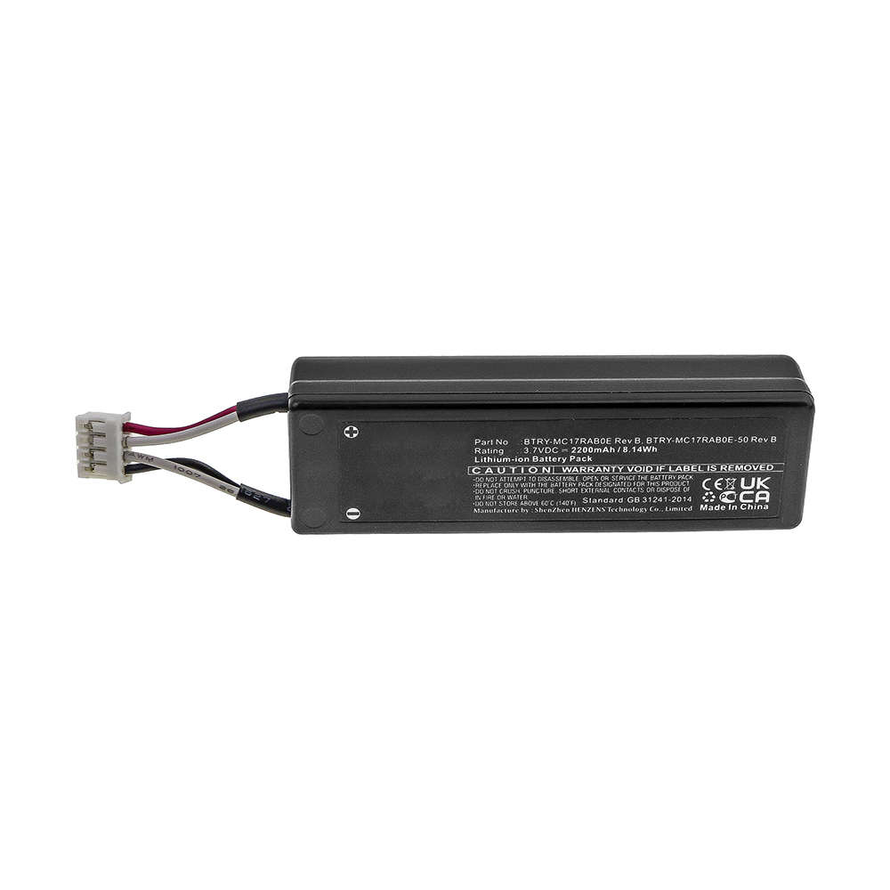 Synergy Digital Barcode Scanner Battery, Compatible with 82-97131-01 Rev B Barcode Scanner Battery (3.7V, Li-ion, 2200mAh)