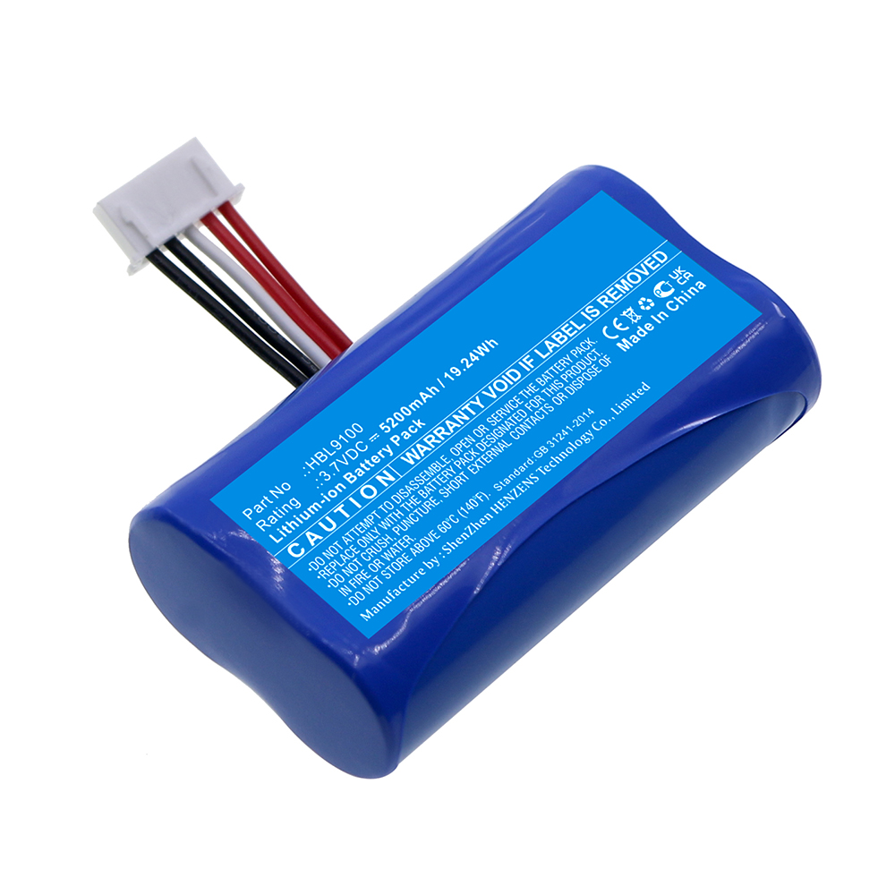 Synergy Digital Barcode Scanner Battery, Compatible with Urovo HBL9100 Barcode Scanner Battery (Li-ion, 3.7V, 5200mAh)