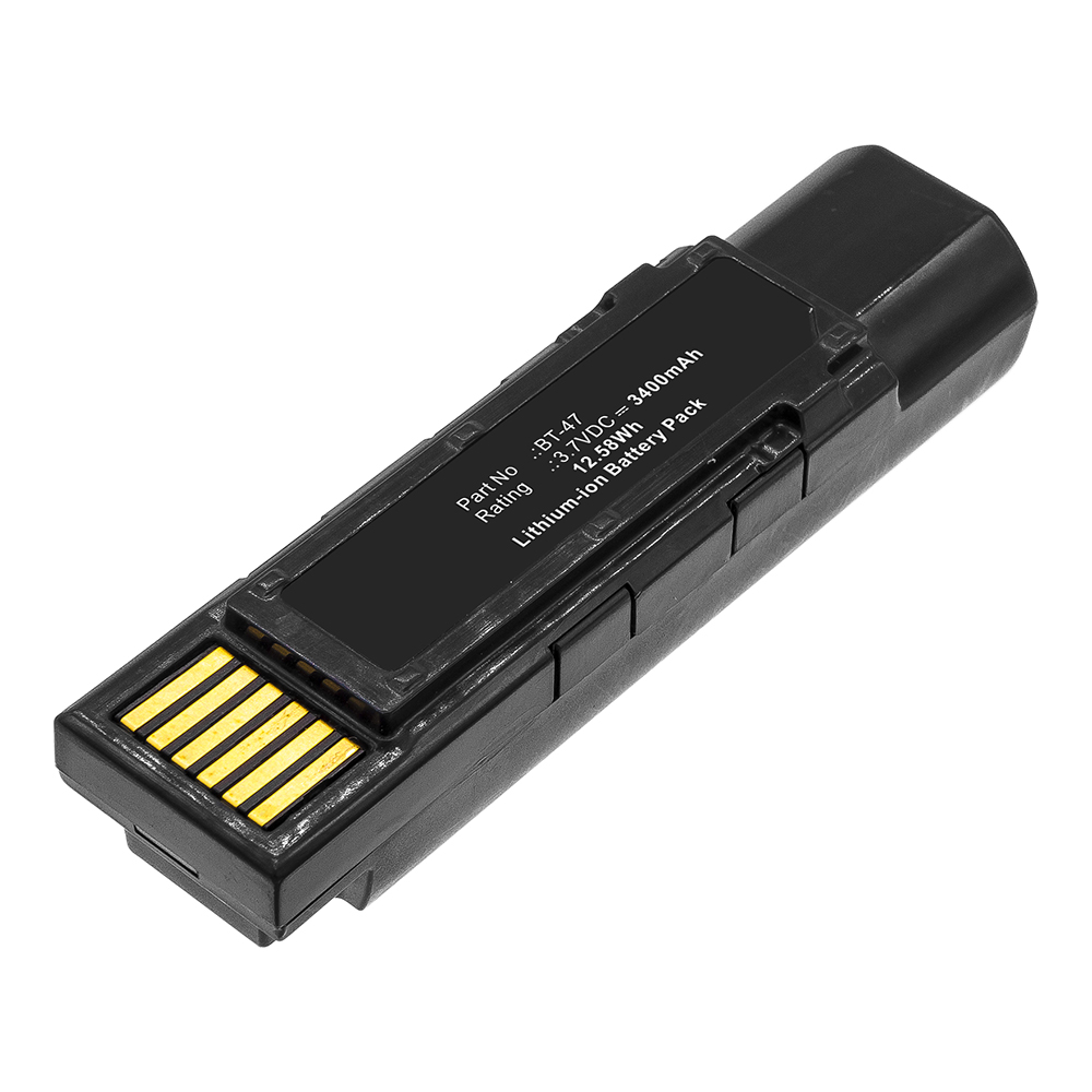Synergy Digital Barcode Scanner Battery, Compatible with Datalogic  BT-47 Barcode Scanner Battery (Li-ion, 3.7V, 3400mAh)