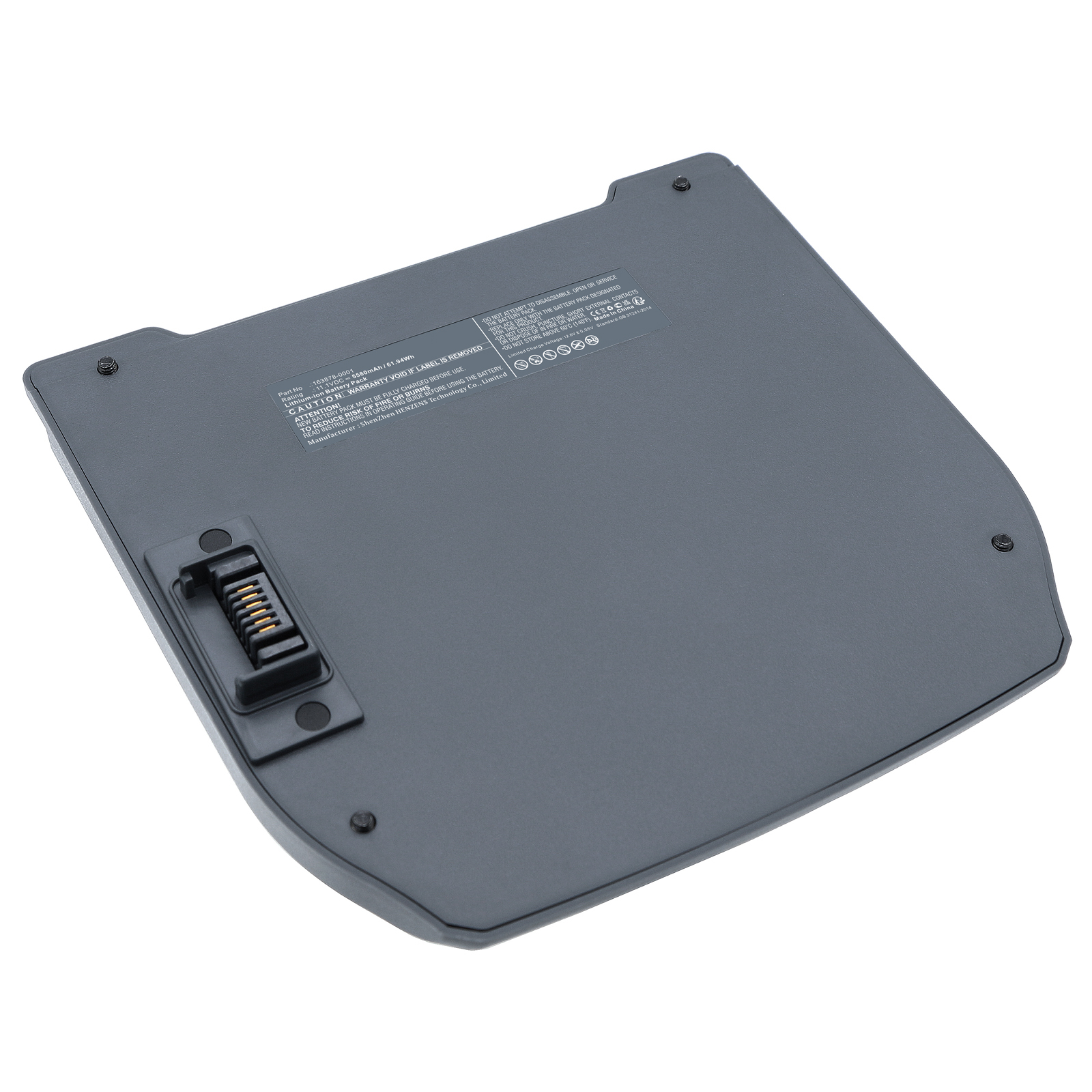 Synergy Digital Barcode Scanner Battery, Compatible with LXE 163878-0001 Barcode Scanner Battery (Li-ion, 11.1V, 5580mAh)