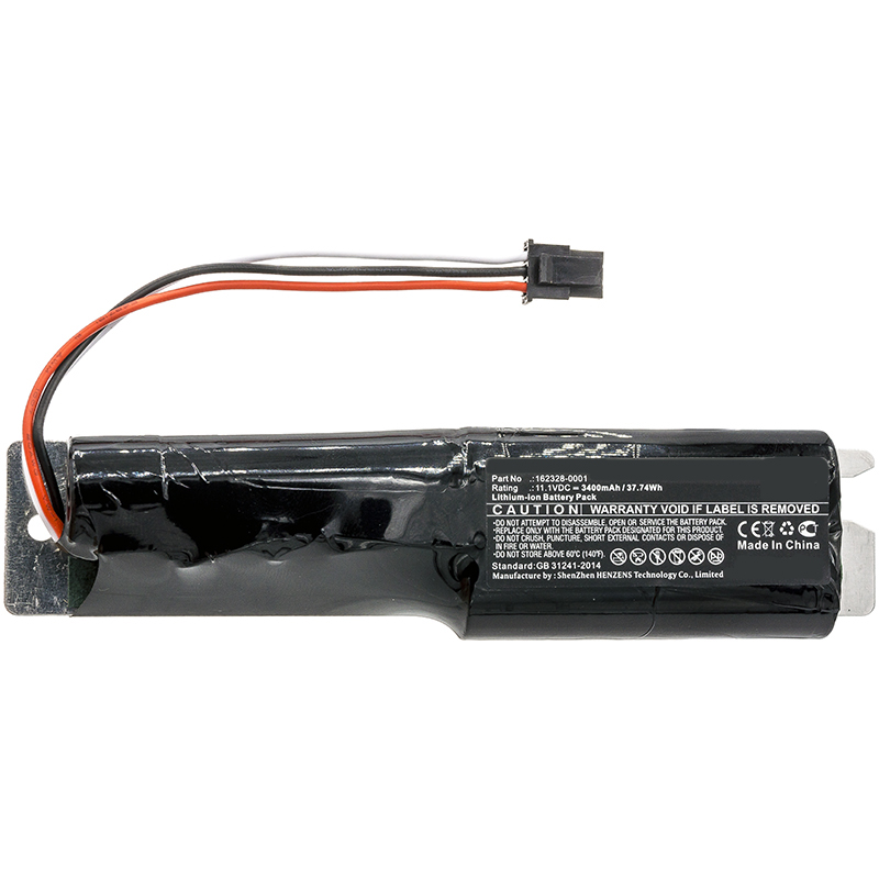 Synergy Digital Barcode Scanner Battery, Compatiable with LXE 162328-0001 Barcode Scanner Battery (11.1V, Li-ion, 3400mAh)