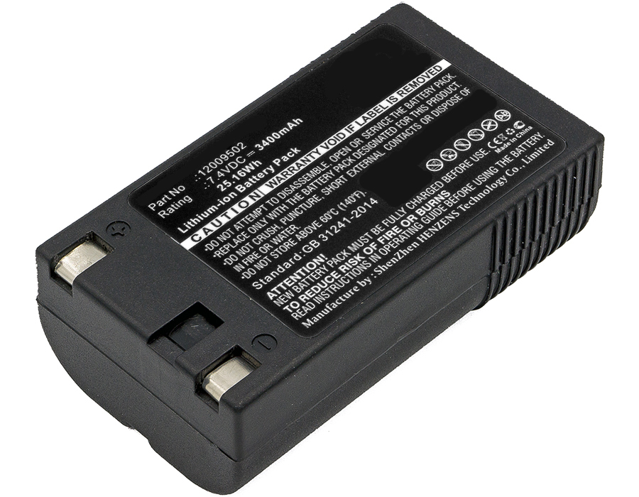 Synergy Digital Barcode Scanner Battery, Compatiable with Handiprinter Barcode Scanner Battery (7.4V, Li-ion, 3400mAh)
