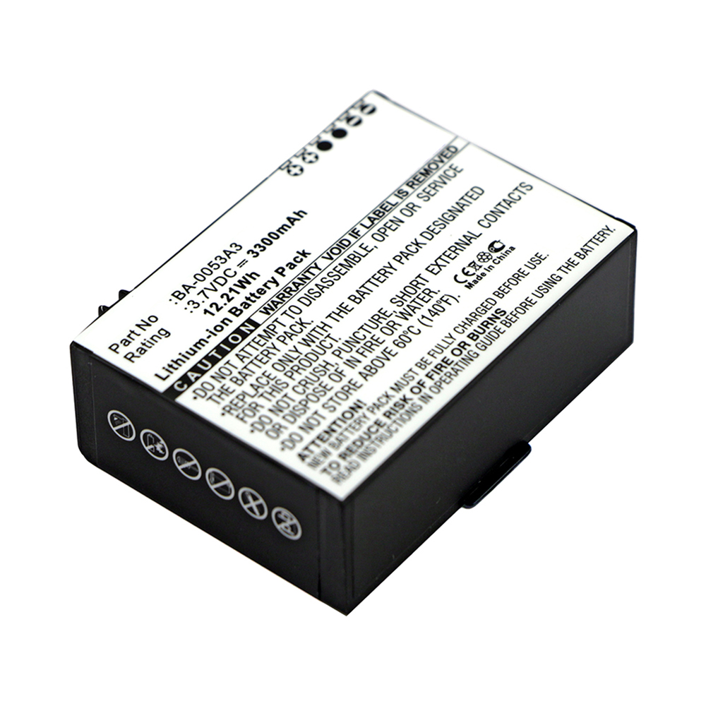 Synergy Digital Barcode Scanner Battery, Compatible with CipherLab BA-0053A3 Barcode Scanner Battery (Li-ion, 3.7V, 3300mAh)