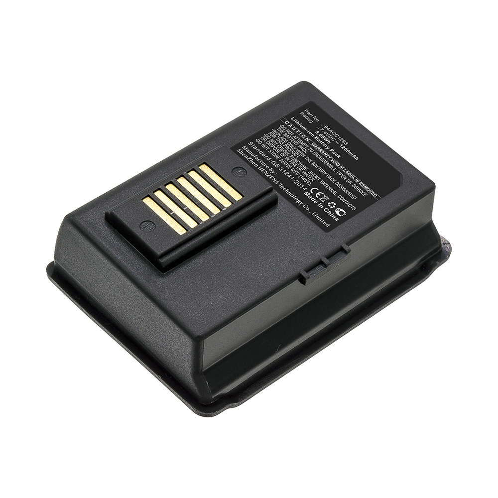 Synergy Digital Barcode Scanner Battery, Compatible with Datalogic 700165400, 94ACC1293, 94ACC1294 Barcode Scanner Battery (Li-ion, 7.4V, 1200mAh)