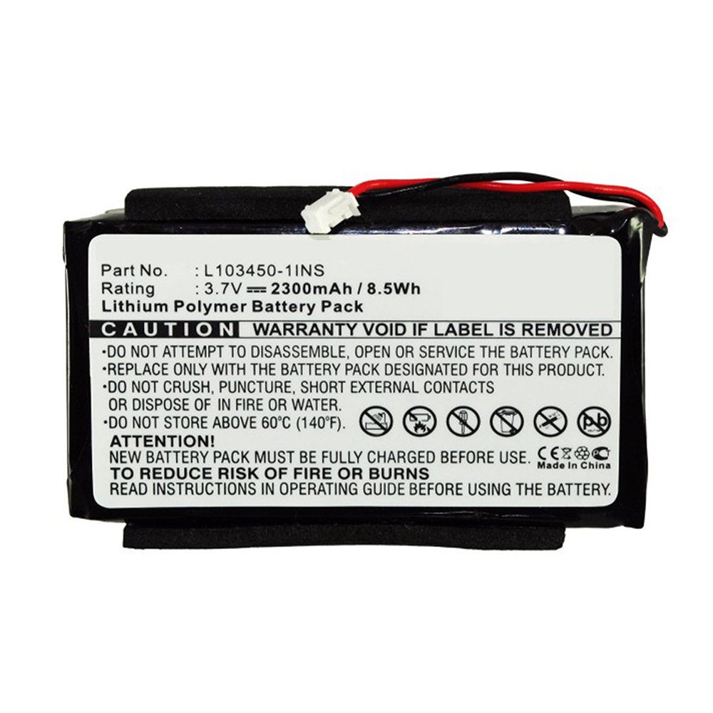 Synergy Digital Barcode Scanner Battery, Compatible with Intermec 317-221-001 Barcode Scanner Battery (Li-Pol, 3.7V, 2300mAh)