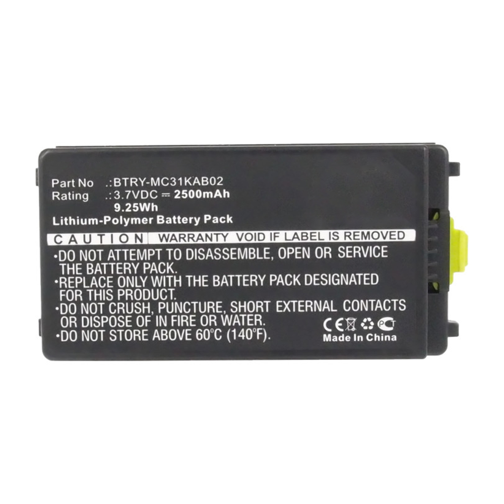 Synergy Digital Barcode Scanner Battery, Compatible with 82-127909-02 Barcode Scanner Battery (3.7V, Li-Pol, 2500mAh)