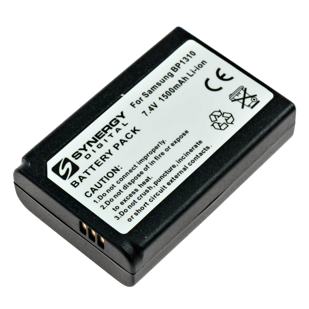 SDBP1310 Rechargeable Lithium-Ion Battery - Ultra High Capacity (1500mAh 7.4V) Replacement For The Samsung BP1310 Battery