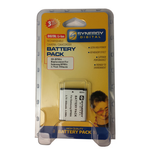 SDBP88A Lithium-ion Rechargeable Battery - Ultra High Capacity (3.7V 950 mAh) - Replacement for the Samsung BP-88A Battery