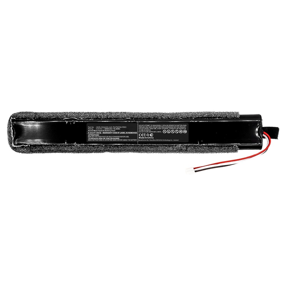 Synergy Digital Speaker Battery, Compatible with Bang & Olufsen HHR-150AAC8 L4x2, PA-PN0094.R003 Speaker Battery (Ni-MH, 9.6V, 2000mAh)