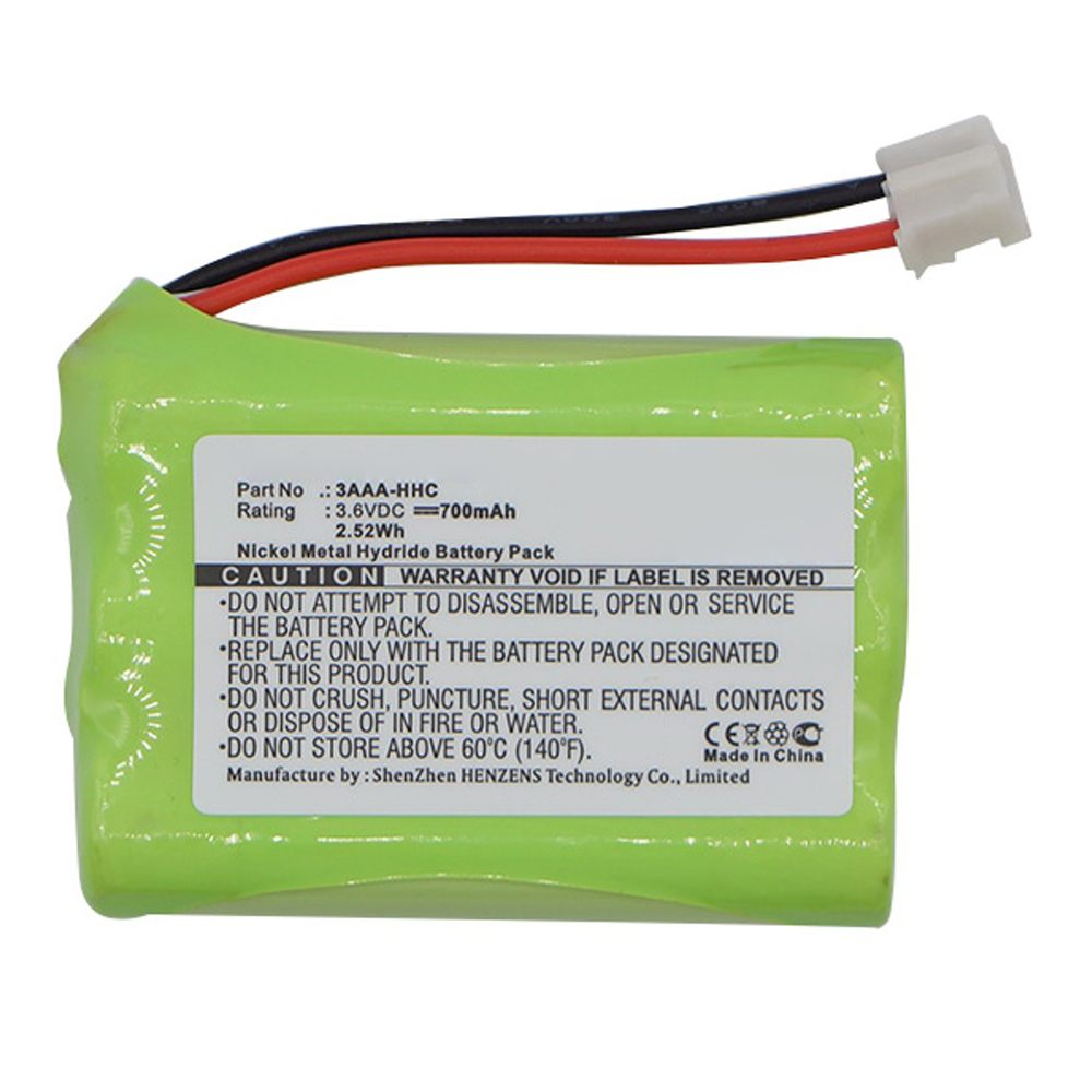 Synergy Digital Speaker Battery, Compatible with TDK 3AAA-HHC Speaker Battery (Ni-MH, 3.6V, 700mAh)