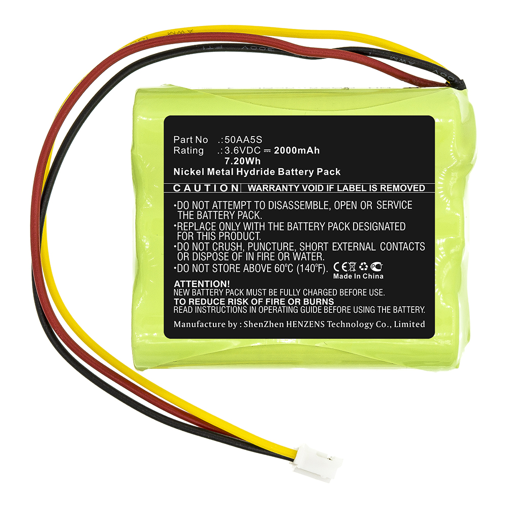 Synergy Digital Speaker Battery, Compatible with Toniebox 50AA5S Speaker Battery (Ni-MH, 3.6V, 2000mAh)