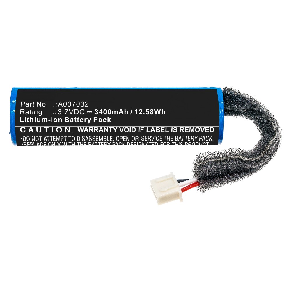 Synergy Digital Speaker Battery, Compatible with Braven A007032 Speaker Battery (Li-ion, 3.7V, 3400mAh)