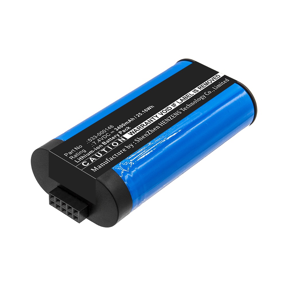 Synergy Digital Speaker Battery, Compatible with Logitech 533-000146 Speaker Battery (Li-ion, 7.4V, 3400mAh)