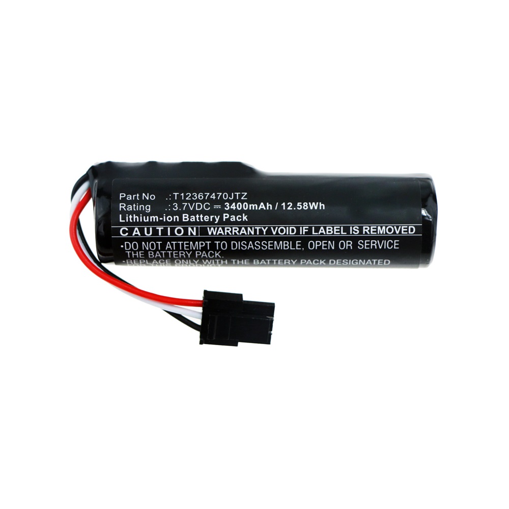 Synergy Digital Speaker Battery, Compatible with Logitech T12367470JTZ Speaker Battery (Li-ion, 3.7V, 3400mAh)
