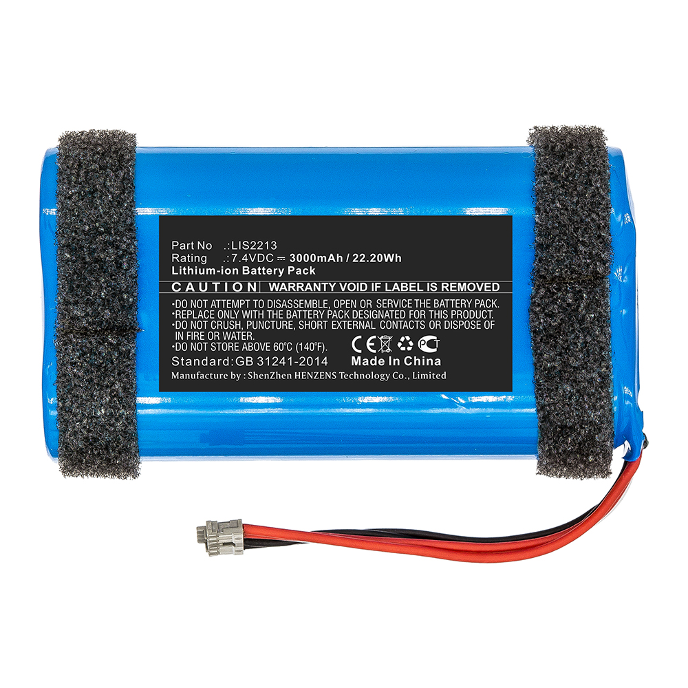 Synergy Digital Speaker Battery, Compatible with Sony LIS2213 Speaker Battery (Li-ion, 7.4V, 3000mAh)