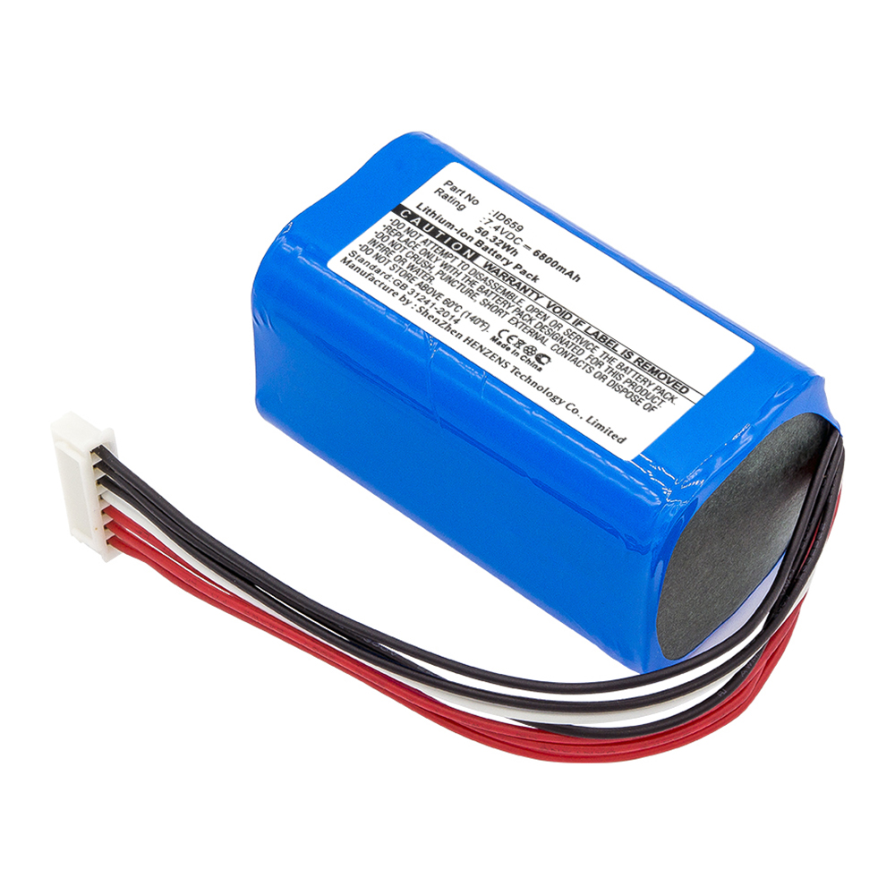 Synergy Digital Speaker Battery, Compatible with Sony ST-06S Speaker Battery (Li-ion, 7.4V, 6800mAh)